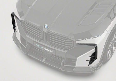 PAKTECHZ - BMW XM G09 DRY CARBON FIBRE FRONT CANARDS - Aero Carbon UK