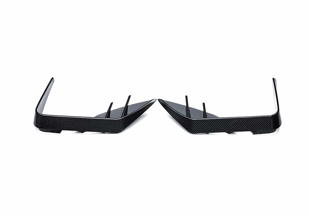 PAKTECHZ - BMW XM G09 DRY CARBON FIBRE FRONT CANARDS - Aero Carbon UK