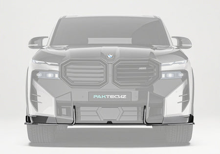 PAKTECHZ - BMW XM G09 DRY CARBON FIBRE FRONT LIP - Aero Carbon UK
