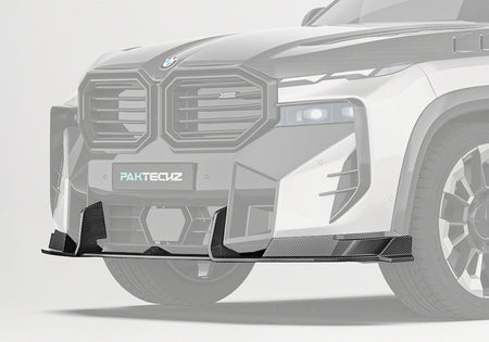 PAKTECHZ - BMW XM G09 DRY CARBON FIBRE FRONT LIP - Aero Carbon UK
