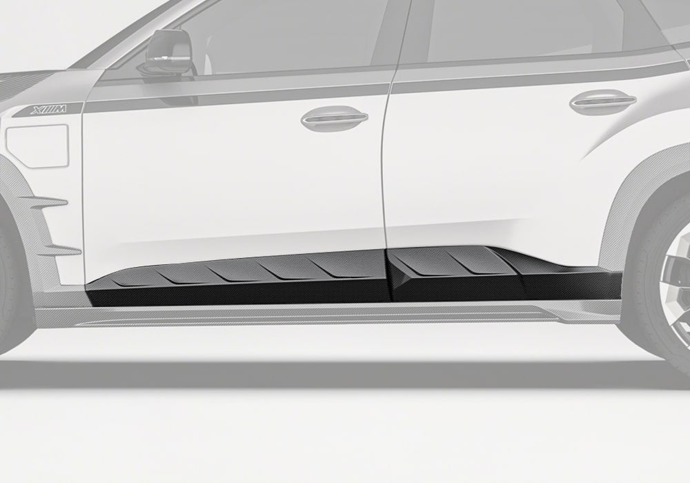 PAKTECHZ - BMW XM G09 DRY CARBON FIBRE LOWER DOOR TRIMS - Aero Carbon UK