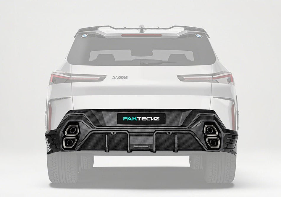 PAKTECHZ - BMW XM G09 DRY CARBON FIBRE REAR DIFFUSER - Aero Carbon UK