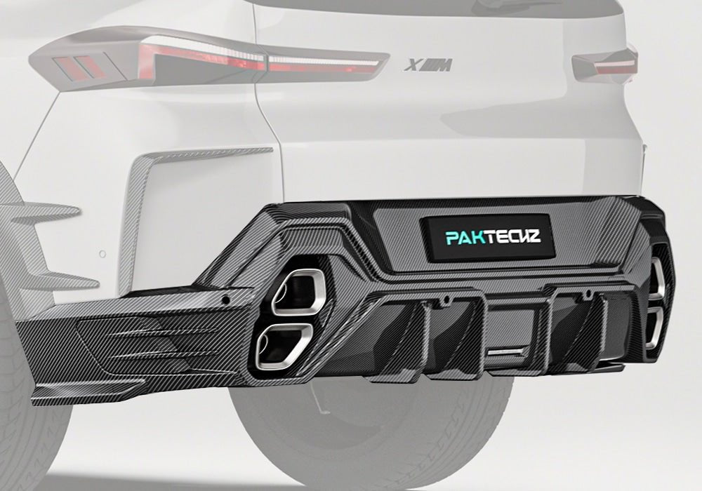 PAKTECHZ - BMW XM G09 DRY CARBON FIBRE REAR DIFFUSER - Aero Carbon UK