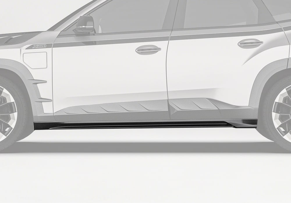 PAKTECHZ - BMW XM G09 DRY CARBON FIBRE SIDE SKIRTS - Aero Carbon UK