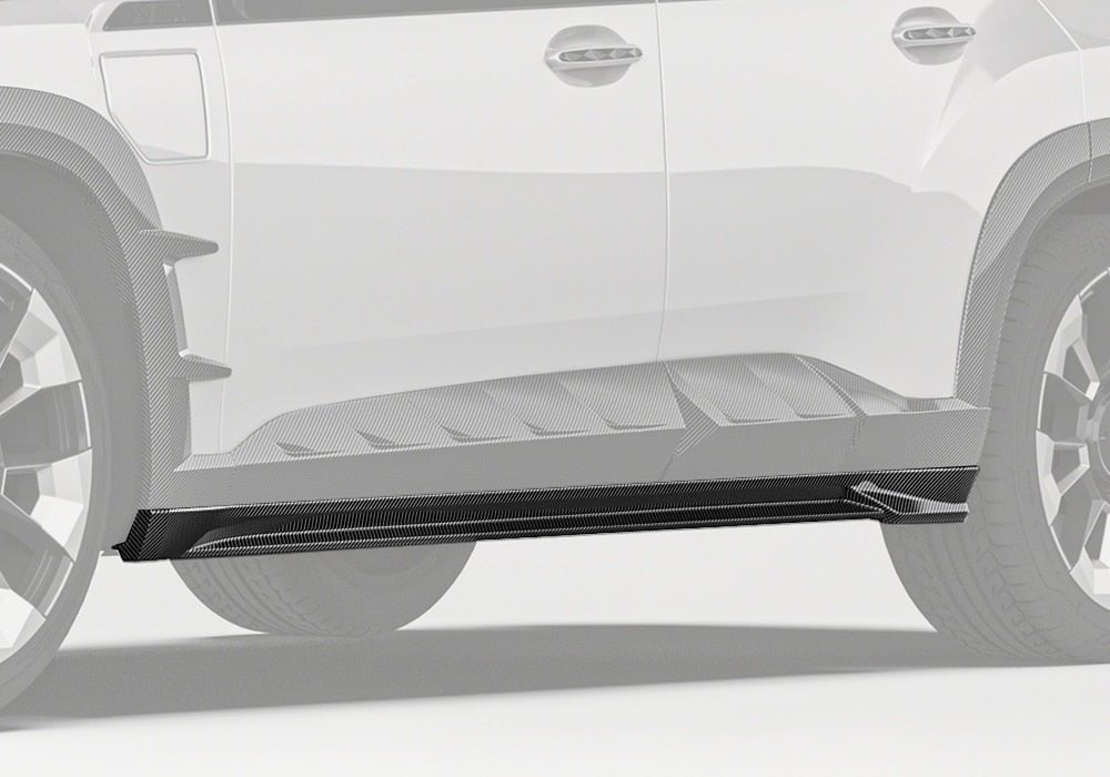 PAKTECHZ - BMW XM G09 DRY CARBON FIBRE SIDE SKIRTS - Aero Carbon UK