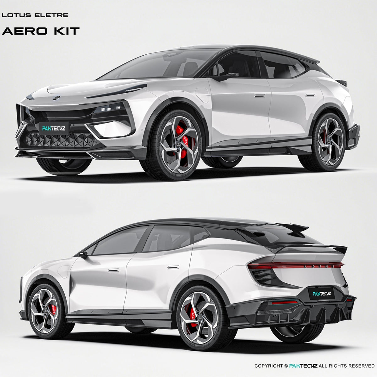 PAKTECHZ - LOTUS ELETRE DRY CARBON FIBRE AERO BODY KIT - Aero Carbon UK
