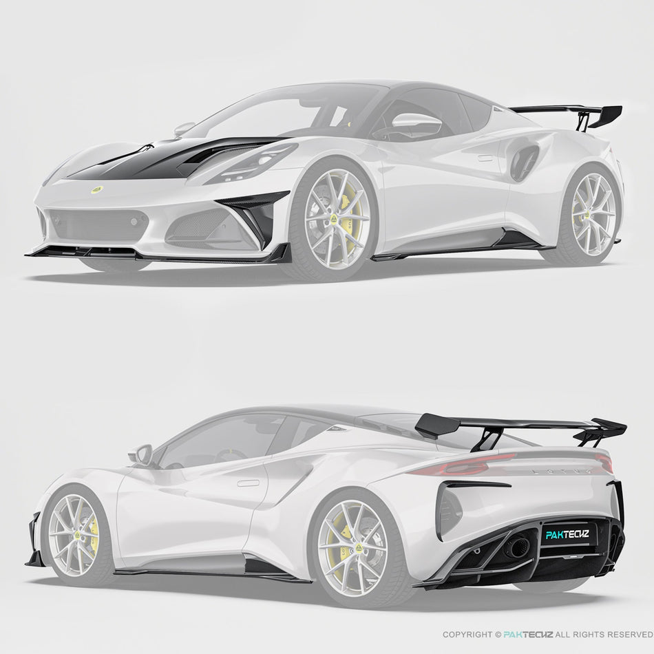 PAKTECHZ - LOTUS EMIRA DRY CARBON FIBRE AERO BODY KIT - Aero Carbon UK
