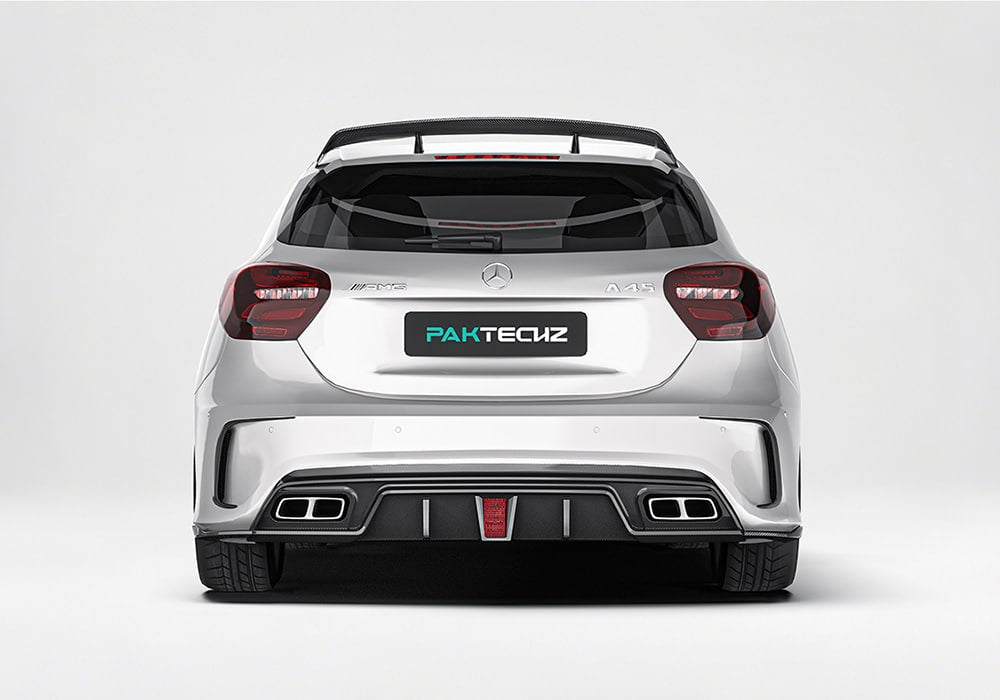 PAKTECHZ - MERCEDES BENZ A CLASS W176 CARBON FIBRE FULL AERO KIT - Aero Carbon UK