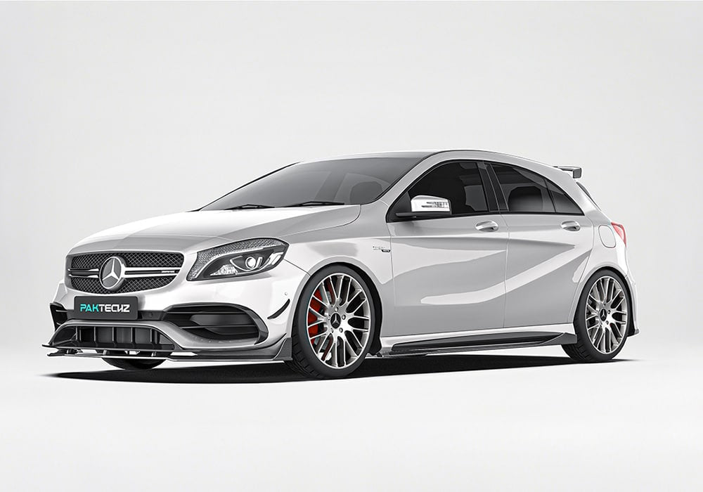 PAKTECHZ - MERCEDES BENZ A CLASS W176 CARBON FIBRE FULL AERO KIT - Aero Carbon UK