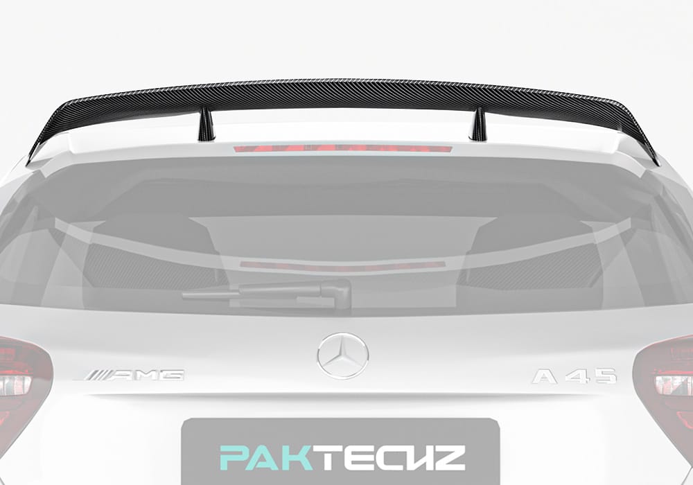 PAKTECHZ - MERCEDES BENZ A CLASS W176 CARBON FIBRE REAR SPOILER - Aero Carbon UK