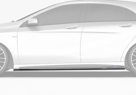 PAKTECHZ - MERCEDES BENZ A CLASS W176 CARBON FIBRE SIDE SKIRTS - Aero Carbon UK