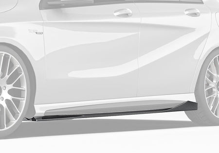 PAKTECHZ - MERCEDES BENZ A CLASS W176 CARBON FIBRE SIDE SKIRTS - Aero Carbon UK