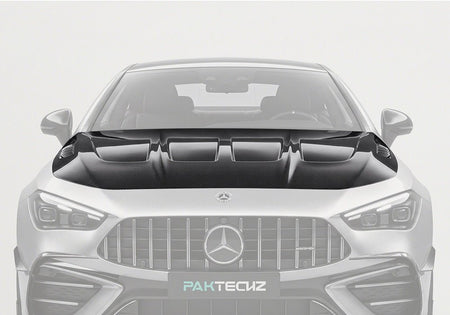 PAKTECHZ - MERCEDES BENZ AMG CLE53 C236 A236 DRY CARBON FIBRE BONNET / HOOD VER.2 - Aero Carbon UK