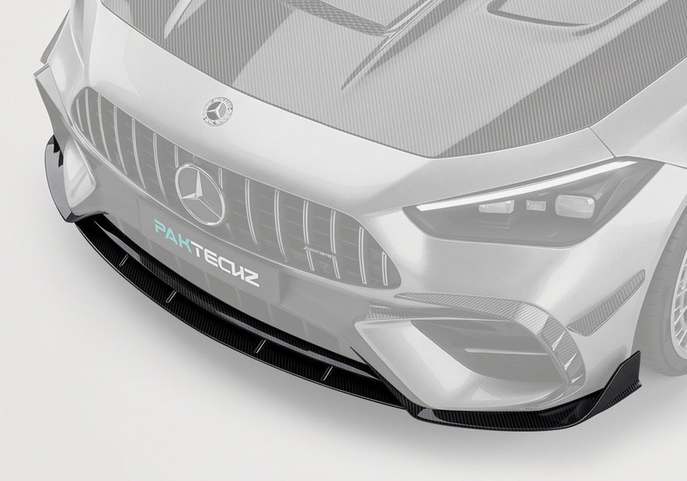 PAKTECHZ - MERCEDES BENZ AMG CLE53 C236 A236 DRY CARBON FIBRE FRONT LIP - Aero Carbon UK