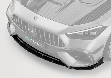 PAKTECHZ - MERCEDES BENZ AMG CLE53 C236 A236 DRY CARBON FIBRE FRONT LIP - Aero Carbon UK