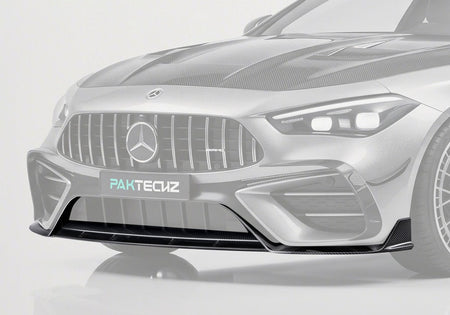 PAKTECHZ - MERCEDES BENZ AMG CLE53 C236 A236 DRY CARBON FIBRE FRONT LIP - Aero Carbon UK