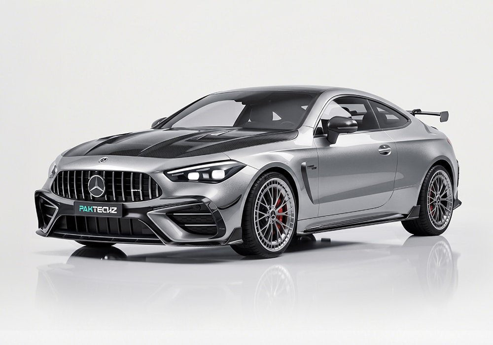 PAKTECHZ - MERCEDES BENZ AMG CLE53 C236 A236 DRY CARBON FIBRE FULL AERO KIT - Aero Carbon UK
