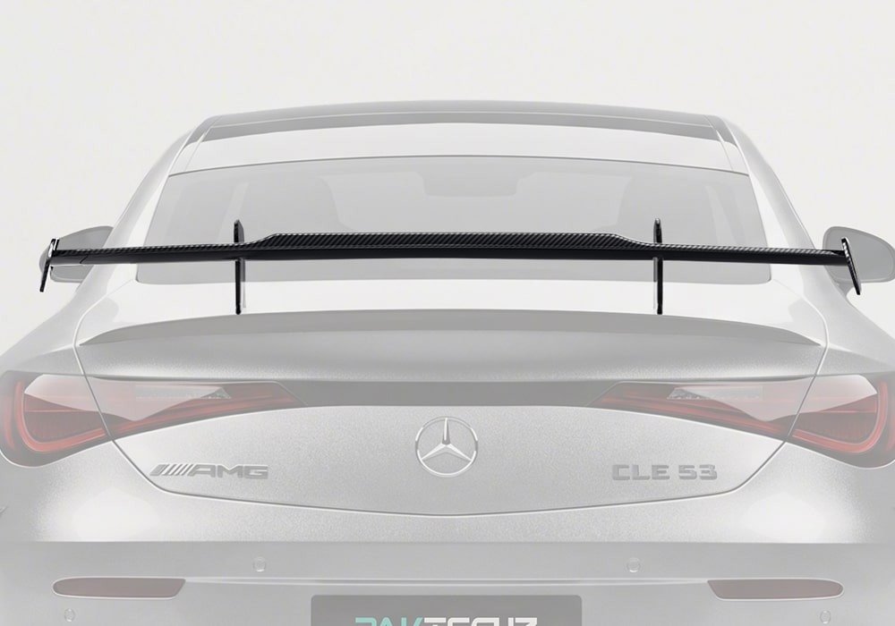 PAKTECHZ - MERCEDES BENZ AMG CLE53 C236 A236 DRY CARBON FIBRE REAR SPOILER - Aero Carbon UK