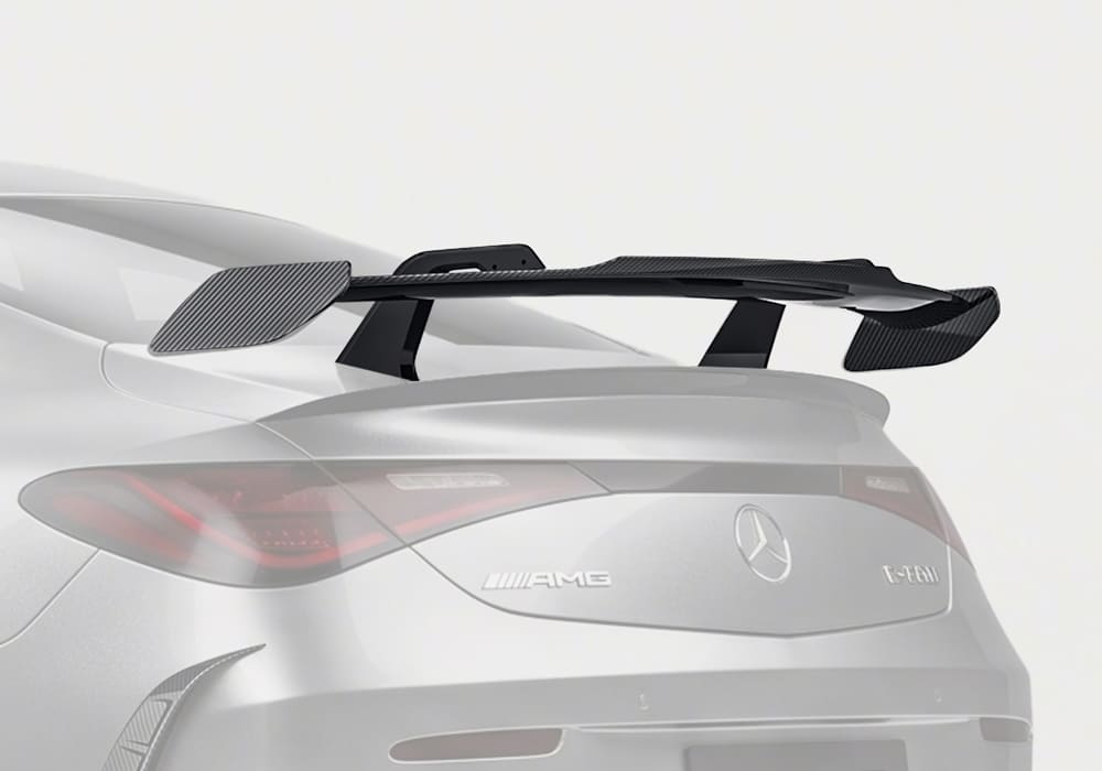 PAKTECHZ - MERCEDES BENZ AMG CLE53 C236 A236 DRY CARBON FIBRE REAR SPOILER - Aero Carbon UK