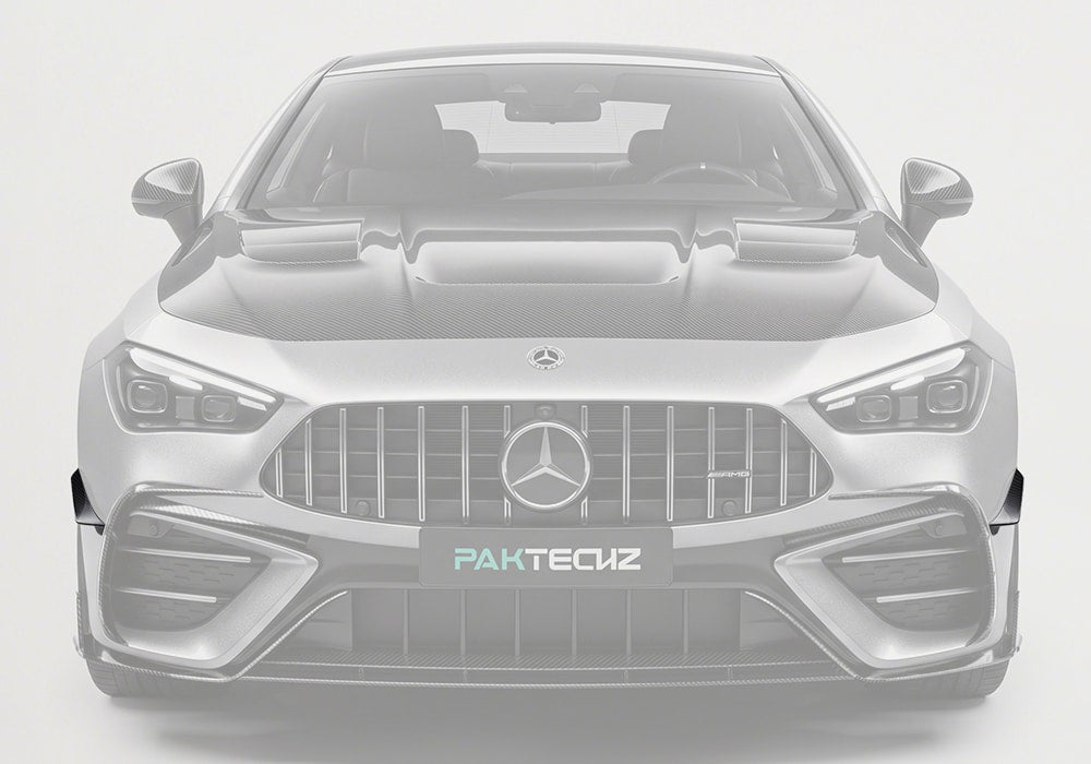 PAKTECHZ - MERCEDES BENZ AMG CLE53 C236 A236 DRY CARBON FIBRE SIDE CANARDS - Aero Carbon UK