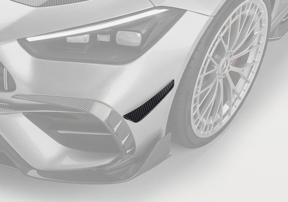 PAKTECHZ - MERCEDES BENZ AMG CLE53 C236 A236 DRY CARBON FIBRE SIDE CANARDS - Aero Carbon UK