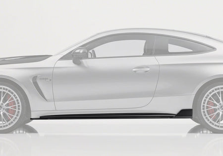 PAKTECHZ - MERCEDES BENZ AMG CLE53 C236 A236 DRY CARBON FIBRE SIDE SKIRTS - Aero Carbon UK