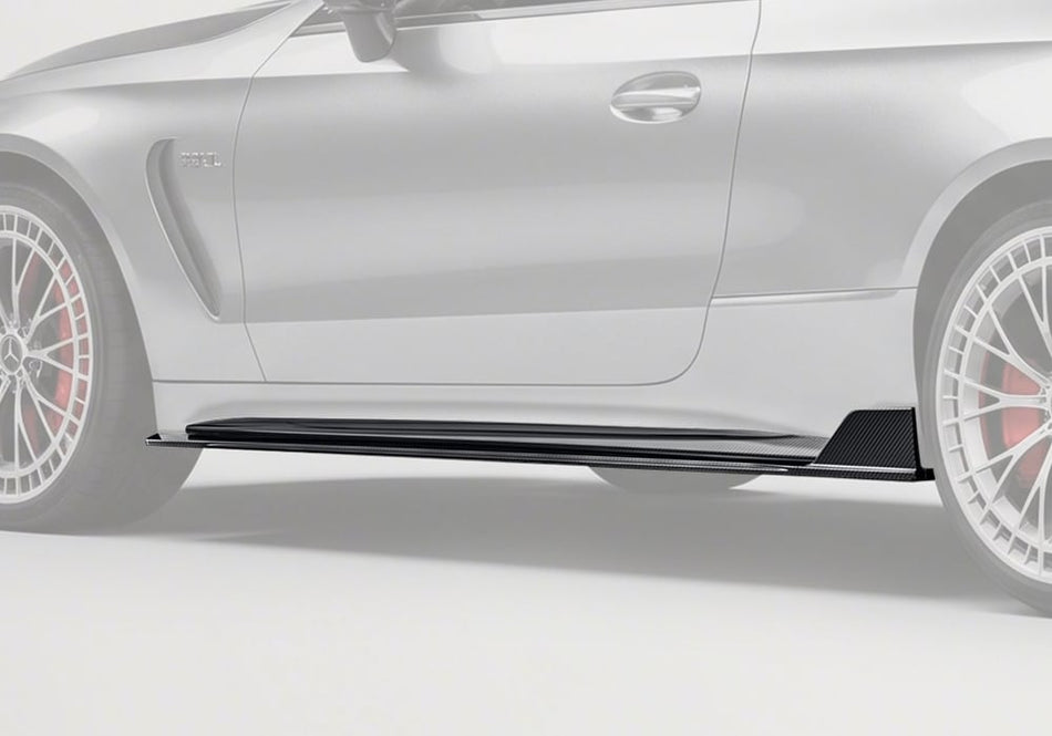 PAKTECHZ - MERCEDES BENZ AMG CLE53 C236 A236 DRY CARBON FIBRE SIDE SKIRTS - Aero Carbon UK