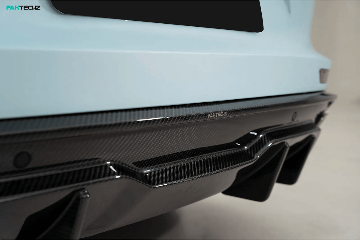 PAKTECHZ - PORSCHE PANAMERA 971.2 CARBON FIBRE REAR DIFFUSER - Aero Carbon UK