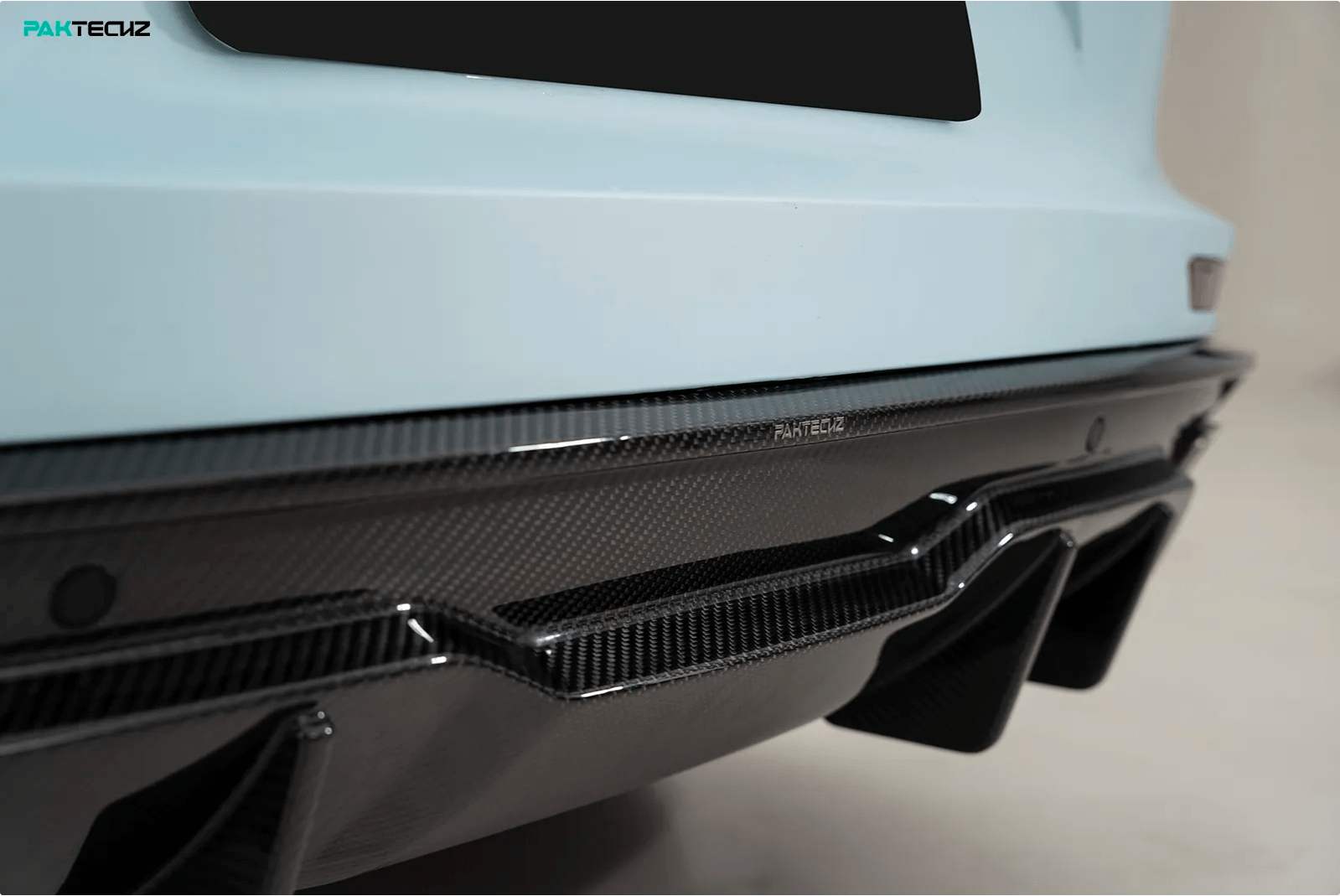 PAKTECHZ - PORSCHE PANAMERA 971.2 CARBON FIBRE REAR DIFFUSER - Aero Carbon UK