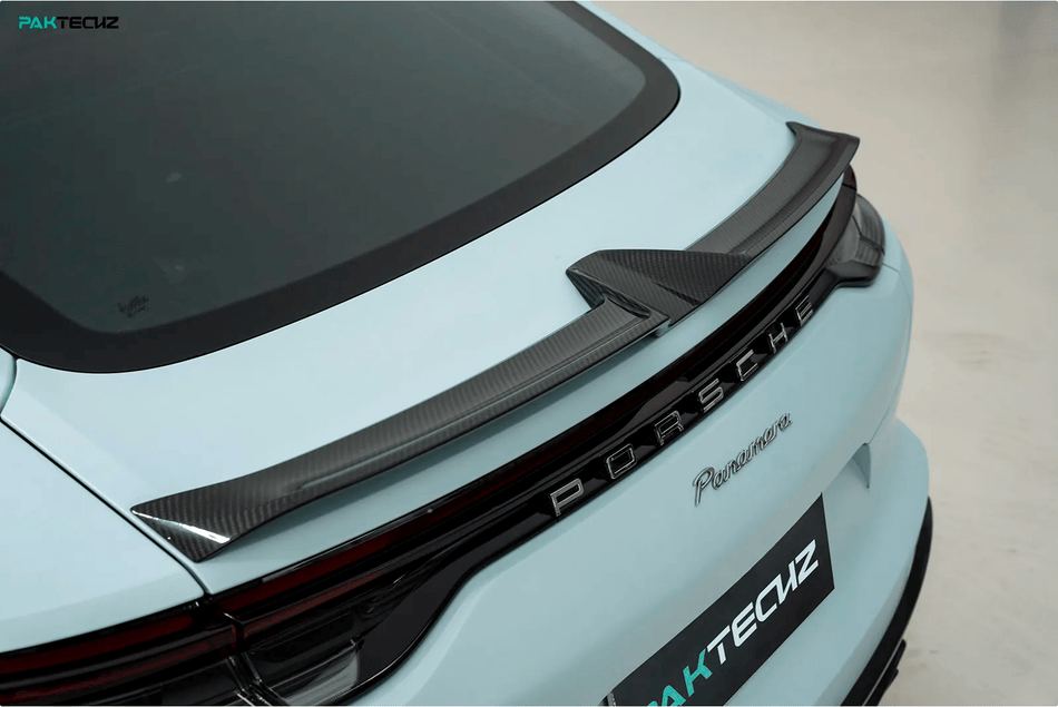 PAKTECHZ - PORSCHE PANAMERA 971.2 CARBON FIBRE REAR SPOILER - Aero Carbon UK