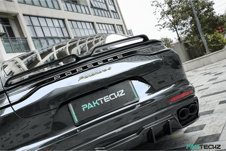 PAKTECHZ - PORSCHE PANAMERA 971.2 CARBON FIBRE REAR SPOILER - Aero Carbon UK