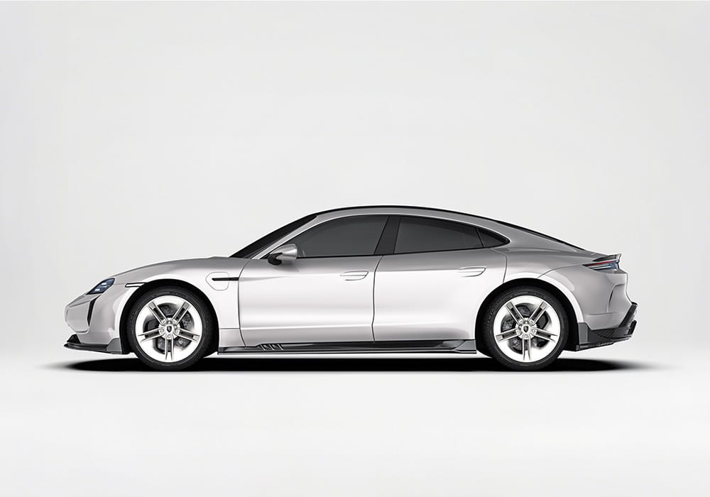 PAKTECHZ - PORSCHE TAYCAN 9J1.2 DRY CARBON FIBRE AERO FULL BODY KIT - Aero Carbon UK
