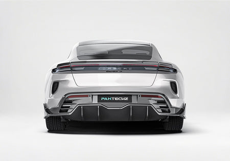 PAKTECHZ - PORSCHE TAYCAN 9J1.2 DRY CARBON FIBRE AERO FULL BODY KIT - Aero Carbon UK