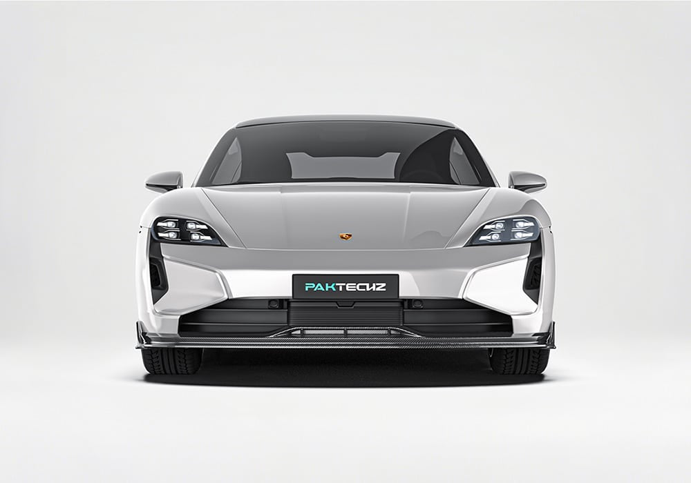 PAKTECHZ - PORSCHE TAYCAN 9J1.2 DRY CARBON FIBRE AERO FULL BODY KIT - Aero Carbon UK