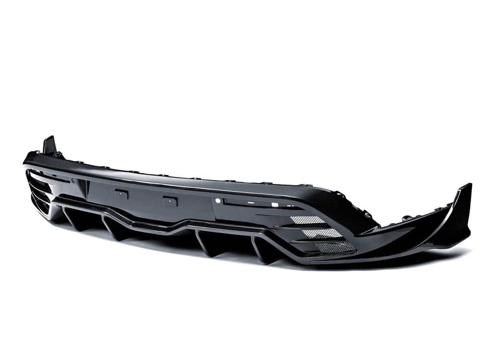 PAKTECHZ - PORSCHE TAYCAN 9J1.2 DRY CARBON FIBRE REAR DIFFUSER - Aero Carbon UK