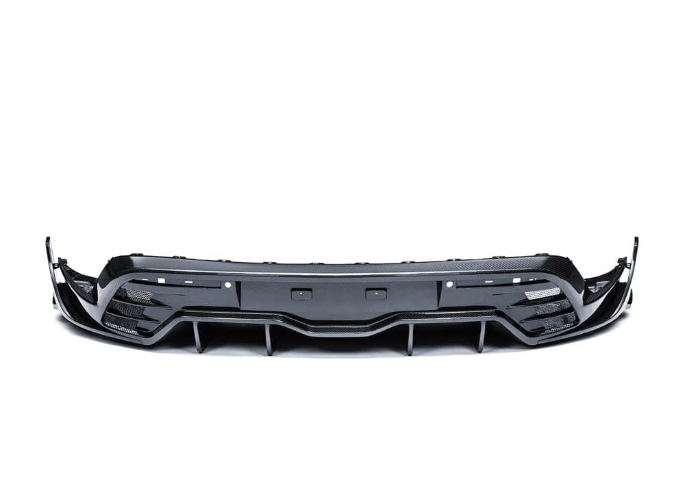 PAKTECHZ - PORSCHE TAYCAN 9J1.2 DRY CARBON FIBRE REAR DIFFUSER - Aero Carbon UK
