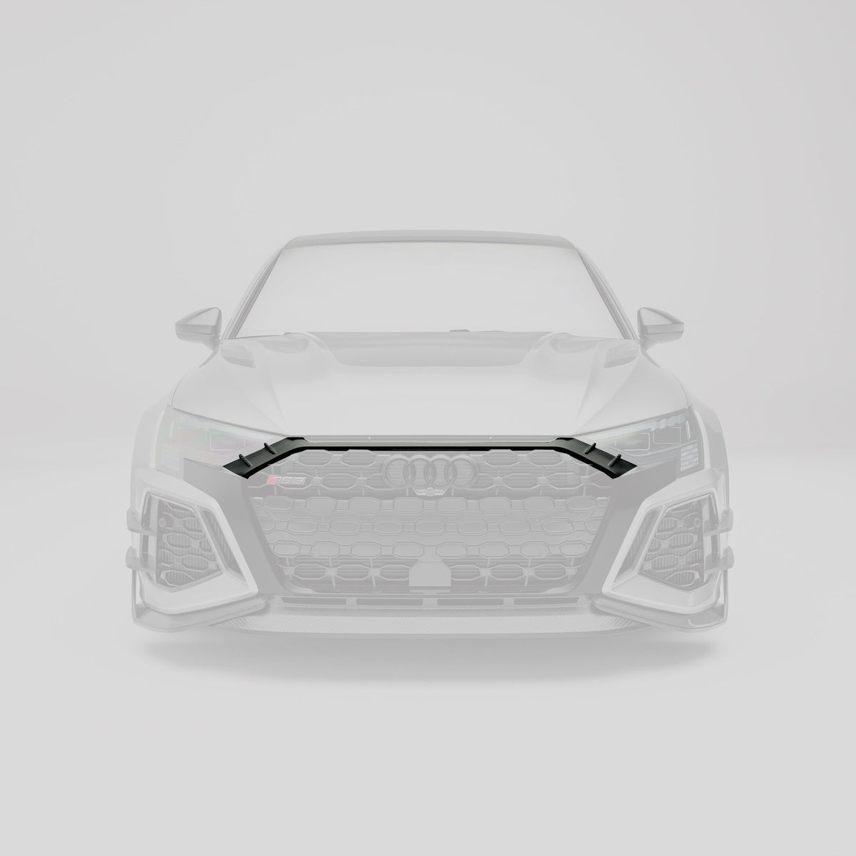 REVOZPORT - AUDI RS3 8Y SALOON DRY CARBON FIBER FRONT GRILLE TRIM - Aero Carbon UK