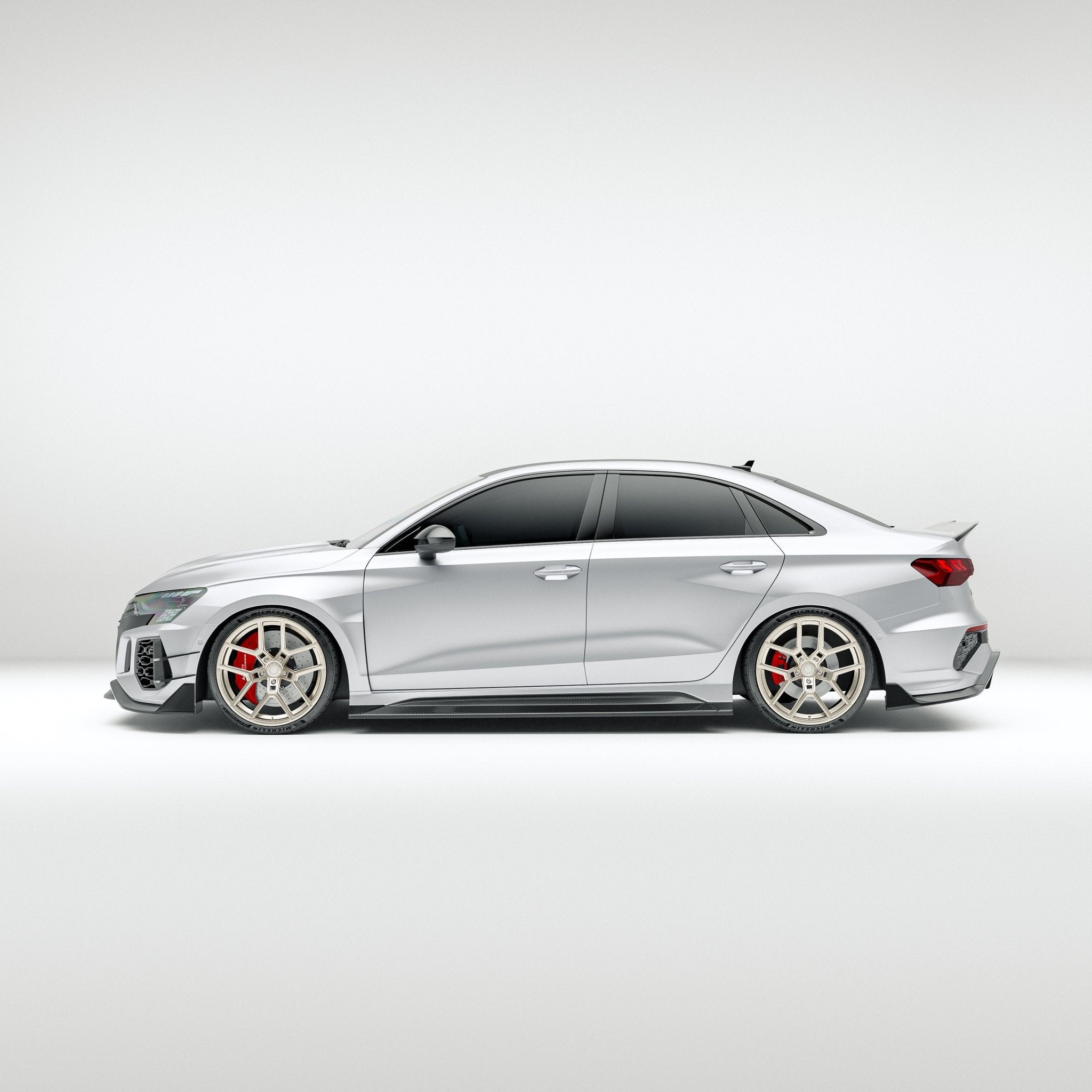 REVOZPORT - AUDI RS3 8Y SALOON DRY CARBON FIBER FULL BODY KIT - Aero Carbon UK