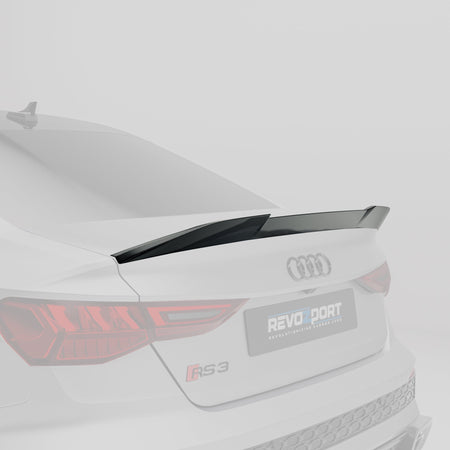 REVOZPORT - AUDI RS3 8Y SALOON DRY CARBON FIBER SPOILER - Aero Carbon UK