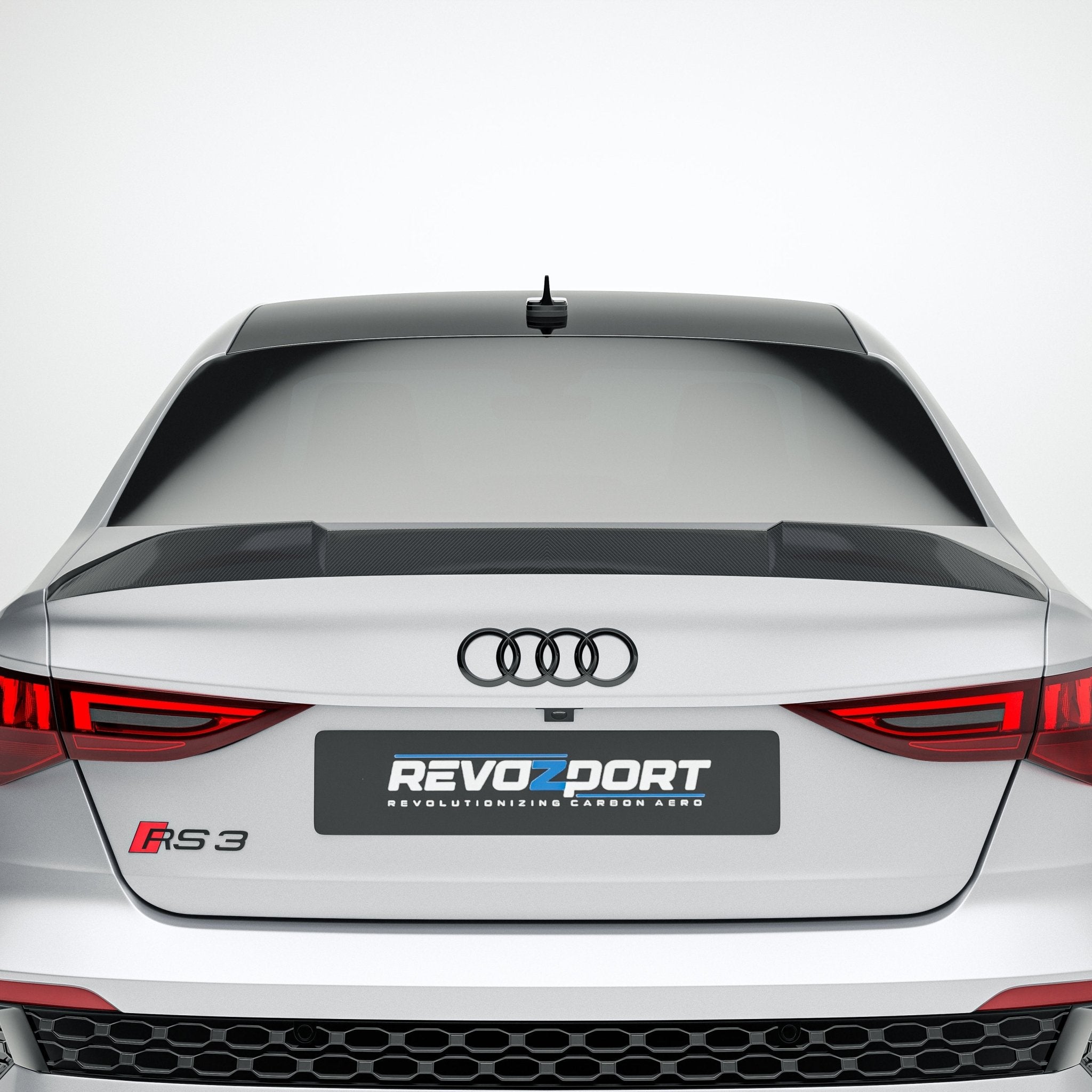 REVOZPORT - AUDI RS3 8Y SALOON DRY CARBON FIBER SPOILER - Aero Carbon UK