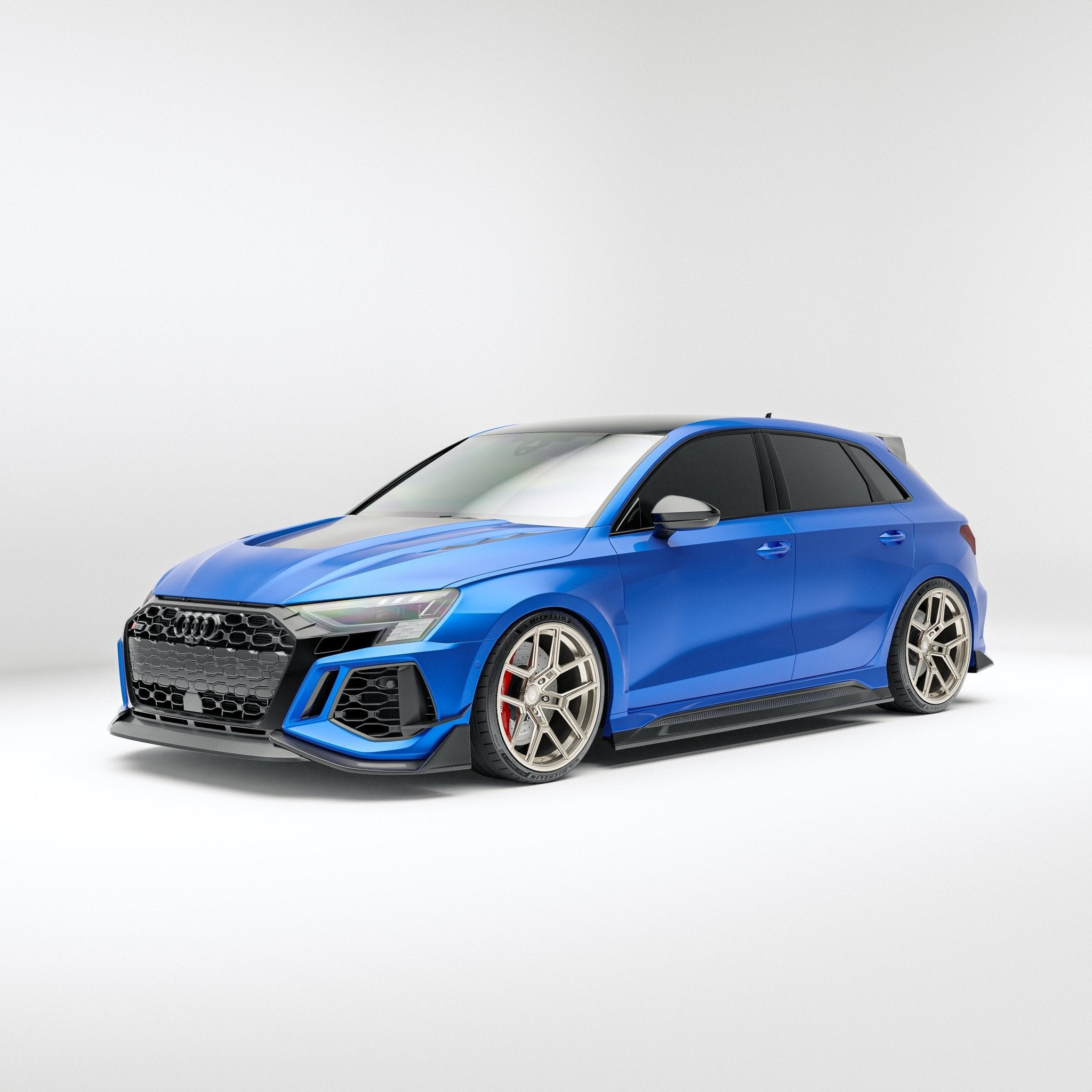 REVOZPORT - AUDI RS3 8Y SPORTBACK DRY CARBON FIBER BODY KIT - Aero Carbon UK