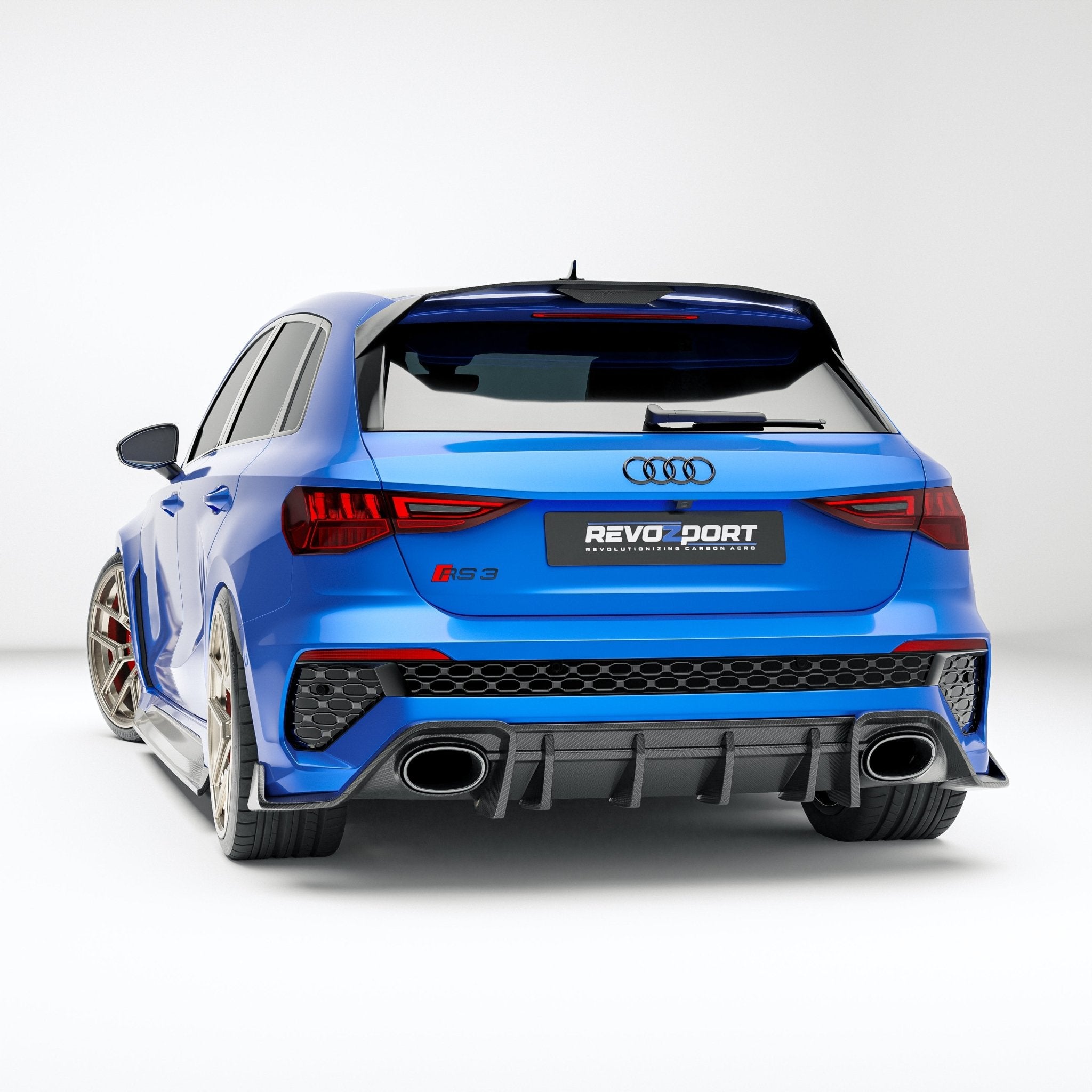 REVOZPORT - AUDI RS3 8Y SPORTBACK DRY CARBON FIBER BODY KIT - Aero Carbon UK