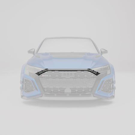 REVOZPORT - AUDI RS3 8Y SPORTBACK DRY CARBON FIBER FRONT GRILLE TRIM - Aero Carbon UK
