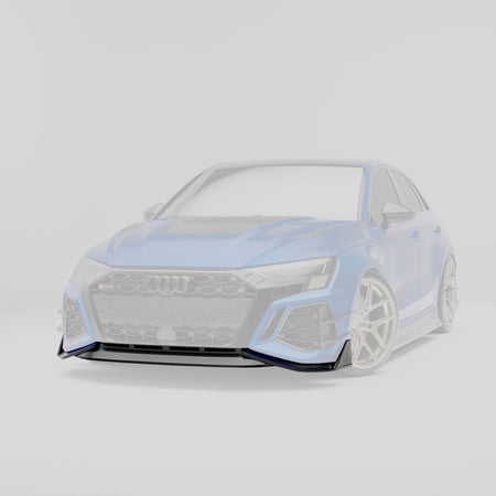 REVOZPORT - AUDI RS3 8Y SPORTBACK DRY CARBON FIBER FRONT LIP - Aero Carbon UK