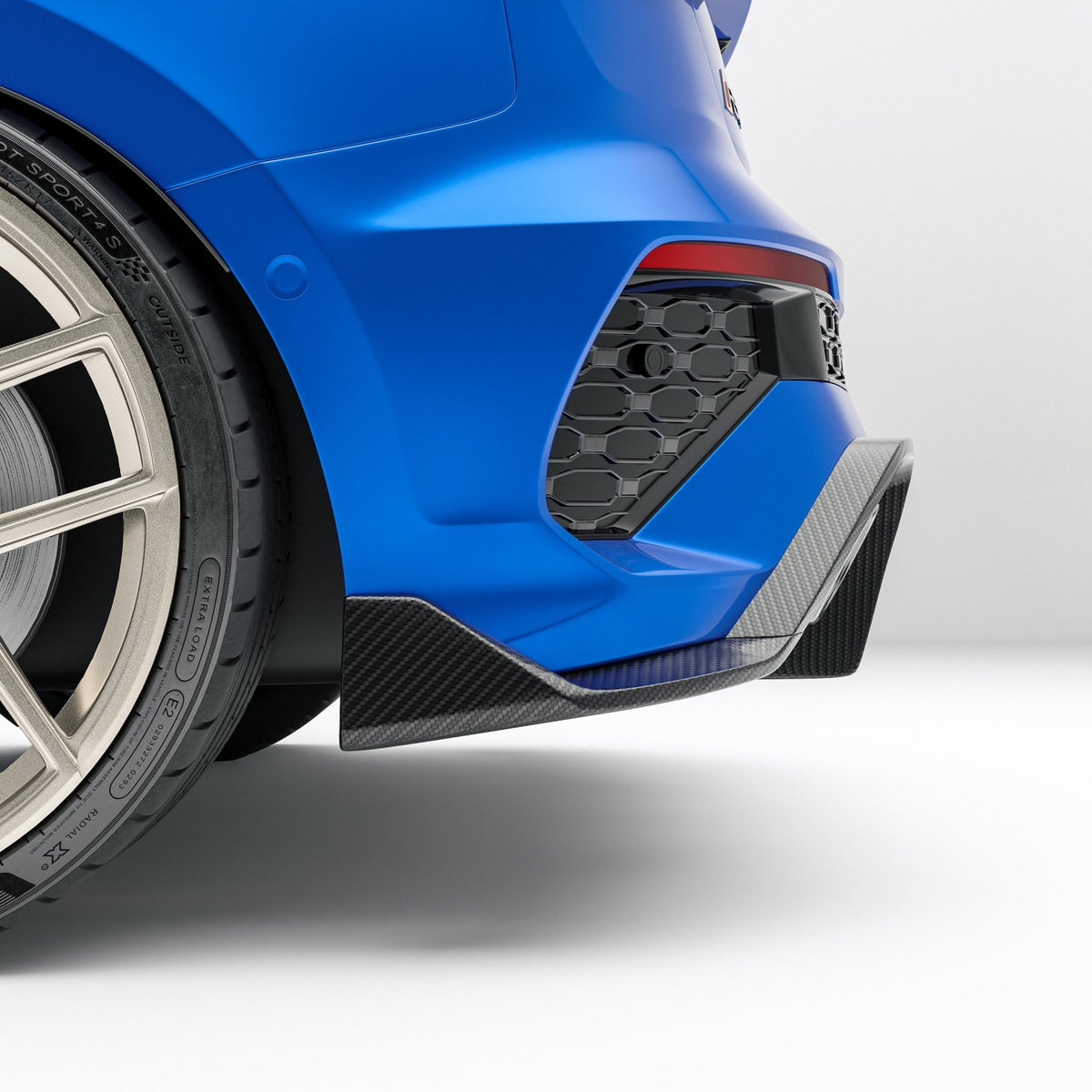 REVOZPORT - AUDI RS3 8Y SPORTBACK DRY CARBON FIBER REAR DIFFUSER - Aero Carbon UK