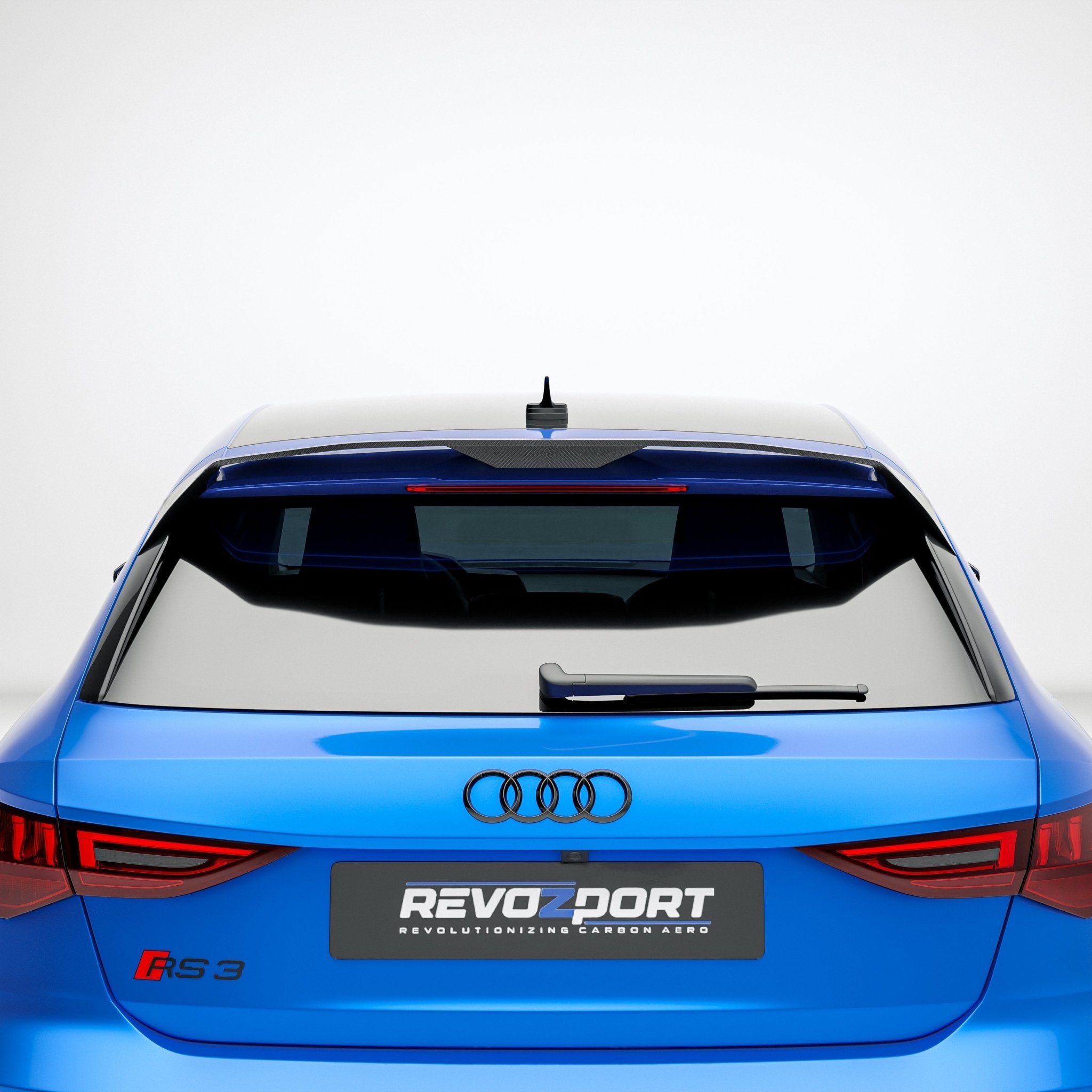 REVOZPORT - AUDI RS3 8Y SPORTBACK DRY CARBON FIBER ROOF SPOILER - Aero Carbon UK