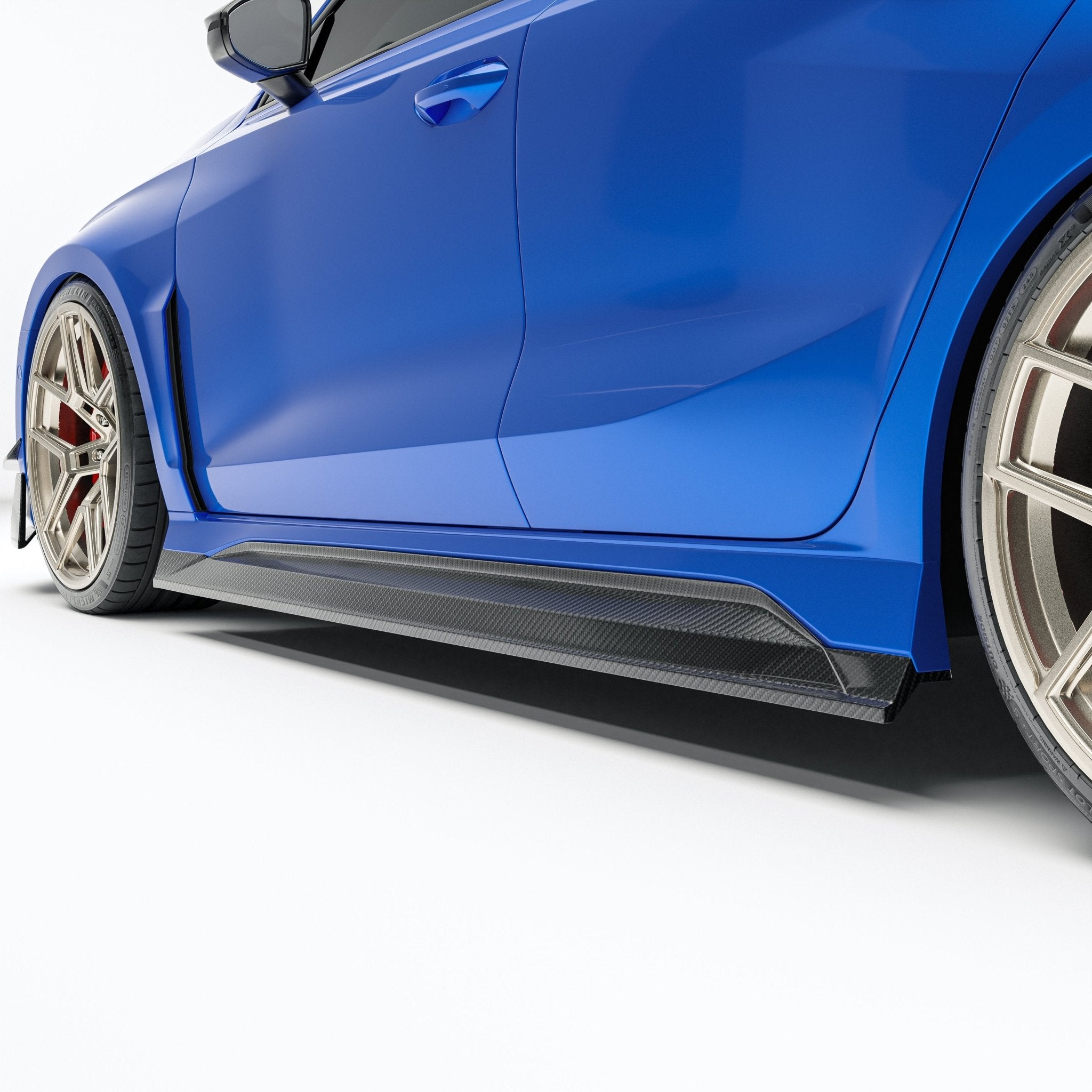 REVOZPORT - AUDI RS3 8Y SPORTBACK DRY CARBON FIBER SIDE SKIRTS - Aero Carbon UK