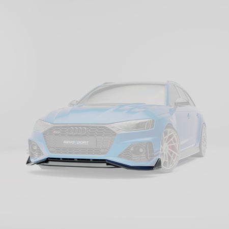 REVOZPORT - AUDI RS4 B9.5 DRY CARBON FIBER FRONT LIP - Aero Carbon UK