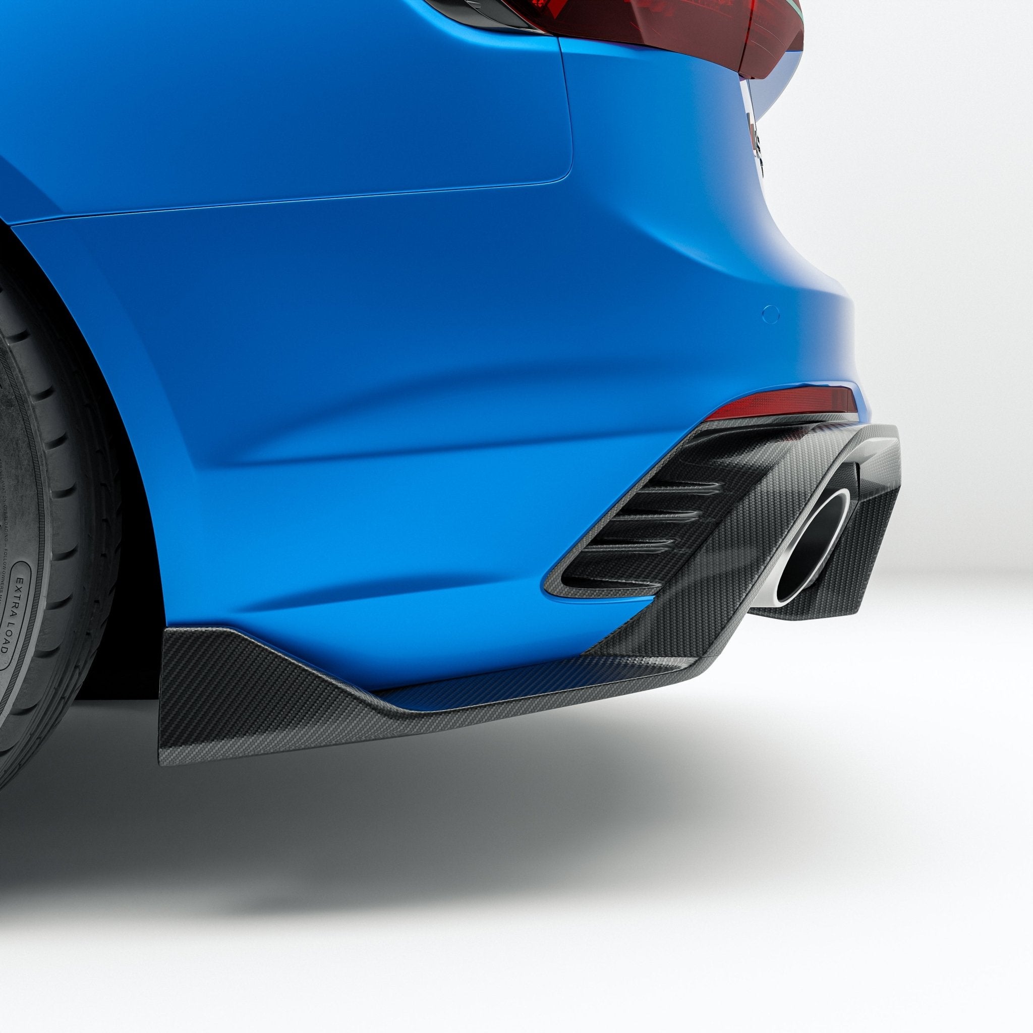 REVOZPORT - AUDI RS4 B9.5 DRY CARBON FIBER REAR DIFFUSER - Aero Carbon UK