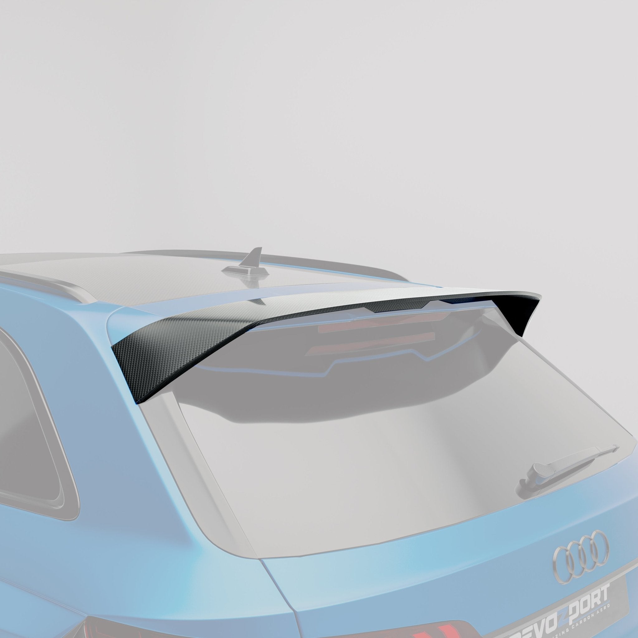 REVOZPORT - AUDI RS4 B9.5 DRY CARBON FIBER ROOF SPOILER - Aero Carbon UK